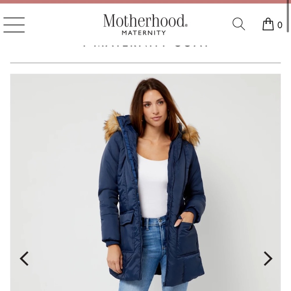 Maternity Winter Coat by Motherhood Maternity SMALL